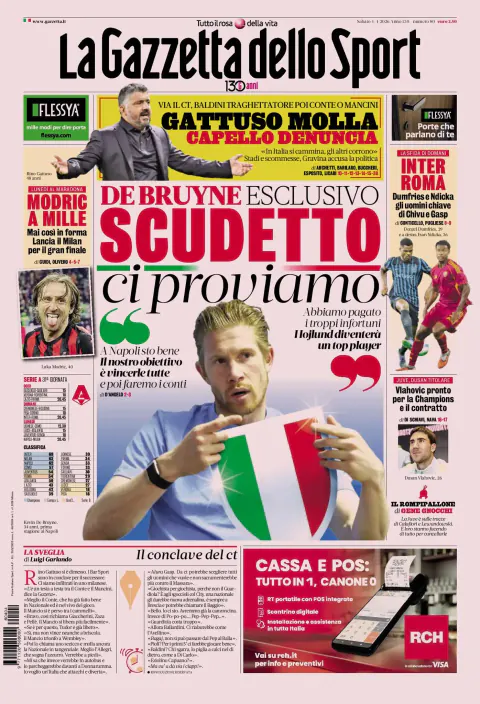 İtalyan Basınının Gündemi: La Gazzetta dello Sport'tan Dev Haberler