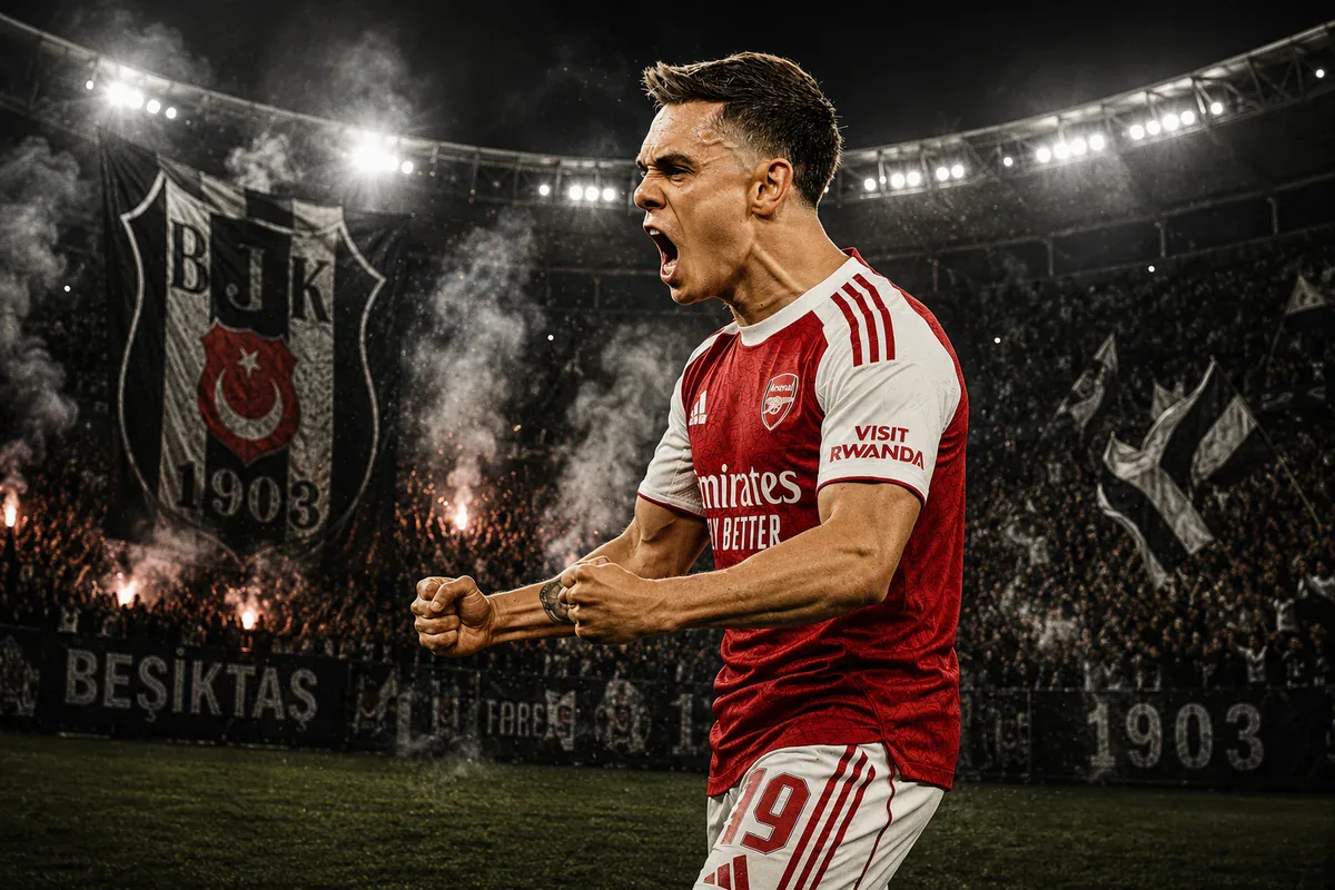 Beşiktaş'ta Belçika Rüzgarı: Leandro Trossard Siyah-Beyazlı Formayı Giydi Beşiktaş'ta Belçika Rüzgarı: Leandro Trossard Siyah-Beyazlı Formayı Giydi