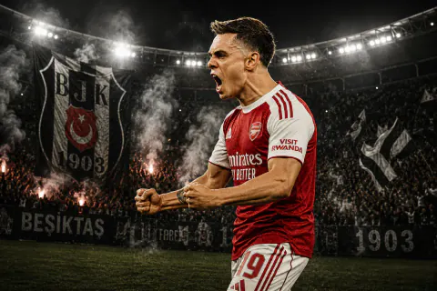 Beşiktaş'ta Belçika Rüzgarı: Leandro Trossard Siyah-Beyazlı Formayı Giydi