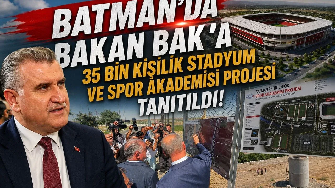 Bakan Osman Aşkın Bak'tan Batman Petrolspor'un Altyapı Projesine İnceleme Bakan Osman Aşkın Bak'tan Batman Petrolspor'un Altyapı Projesine İnceleme