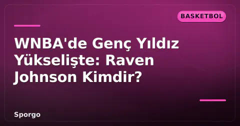 WNBA'de Genç Yıldız Yükselişte: Raven Johnson Kimdir?
