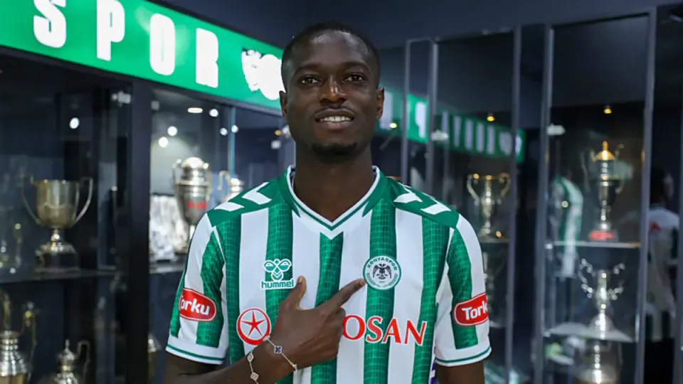 Konyaspor'dan Hücum Hattına Takviye: Ebrima Colley İmzayı Attı görseli