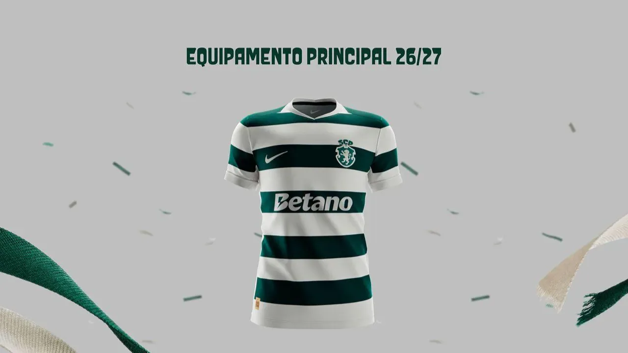 Sporting 120. Yıl Onuruna Yeni Formasını Tanıttı: 2026/27 Sezonu Tasarımı Belli Oldu Sporting 120. Yıl Onuruna Yeni Formasını Tanıttı: 2026/27 Sezonu Tasarımı Belli Oldu