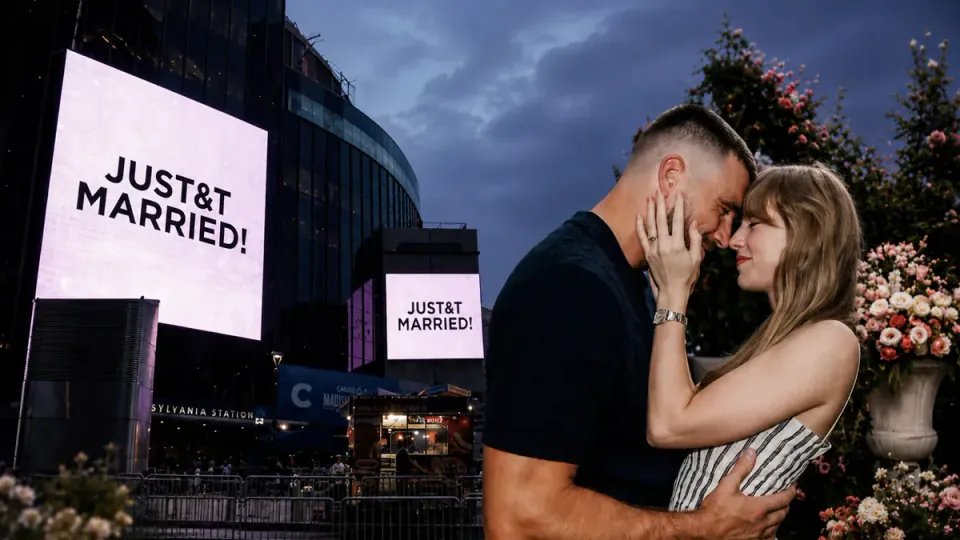 Taylor Swift ve Travis Kelce Evlendi: Hayranlardan Pasta Trendi görseli