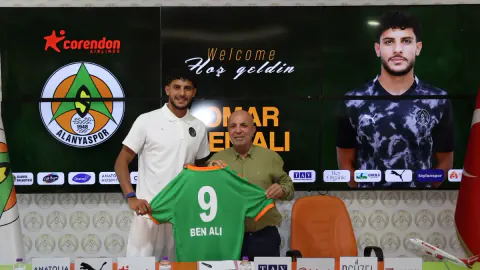 Alanyaspor'da Forvet Hattına Genç Takviye: Omar Ben Ali İmzayı Attı