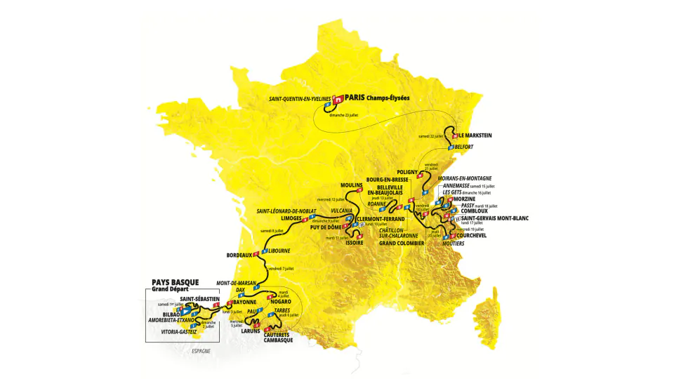 Tour de France 2026: 13. Etapta Genel Klasman Savaşı görseli